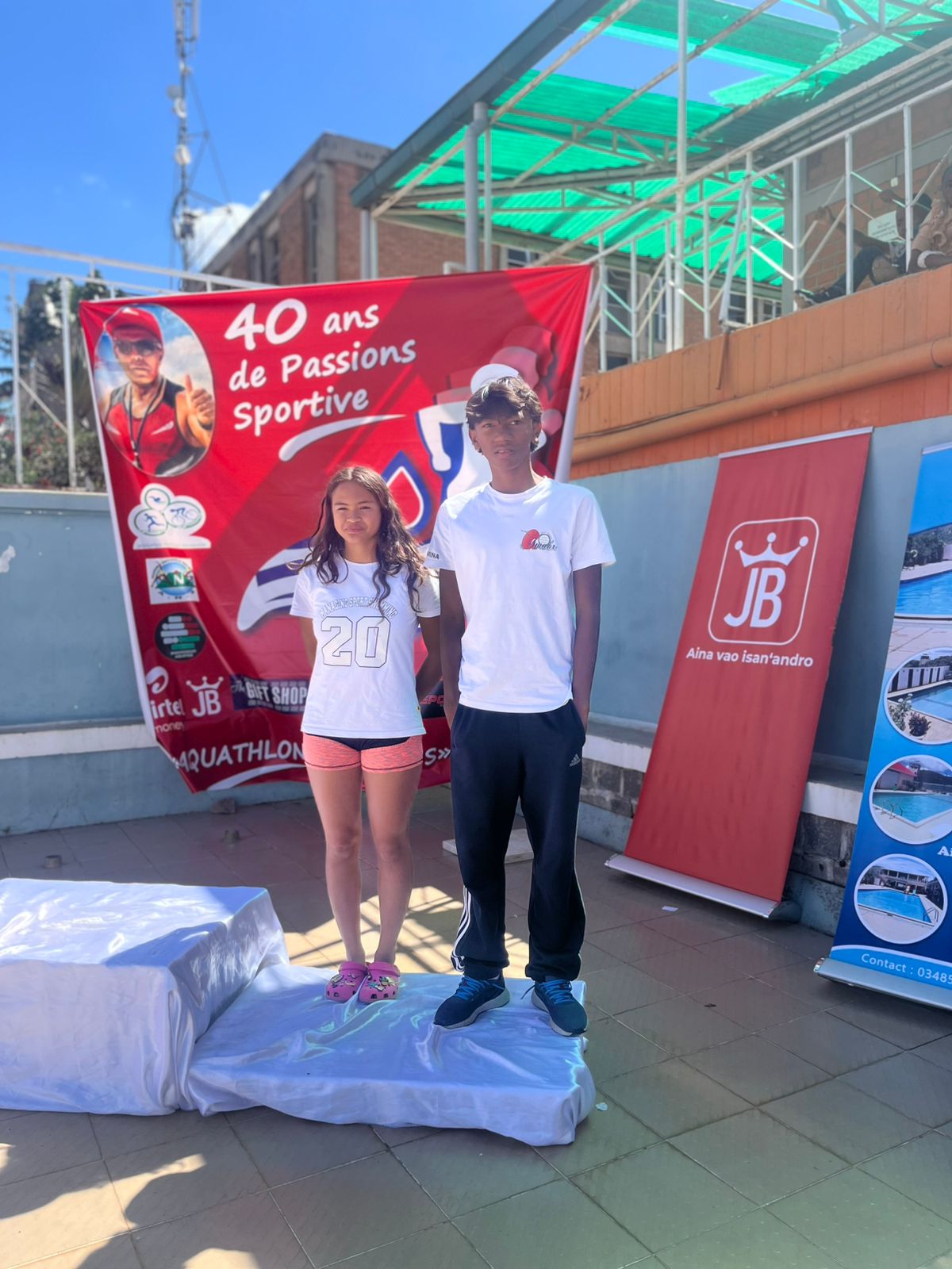 Photo 1 — Premier Aquathlon, un hommage à Maître Armand Ramamonjisoa